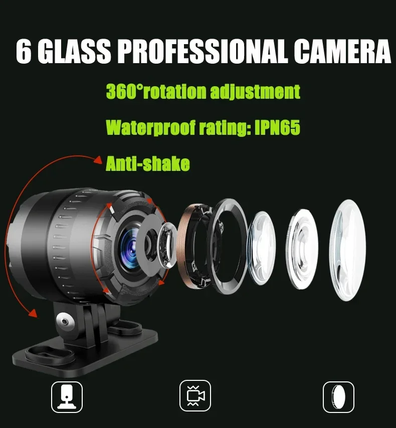 Mini WiFi Motosiklet Araç Kame - Dual Dash Cam With Gps Wifi incelemesi ve fiyatı