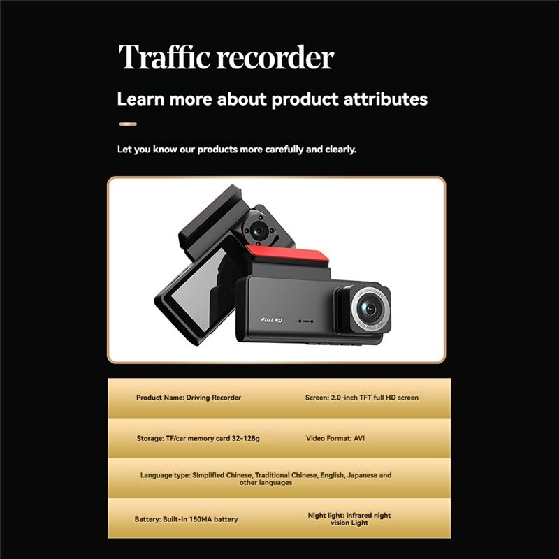 3 Kanallı Araç İçi Kamera WIFI - Dash Cam 3 Channel 1080P incelemesi ve fiyatı