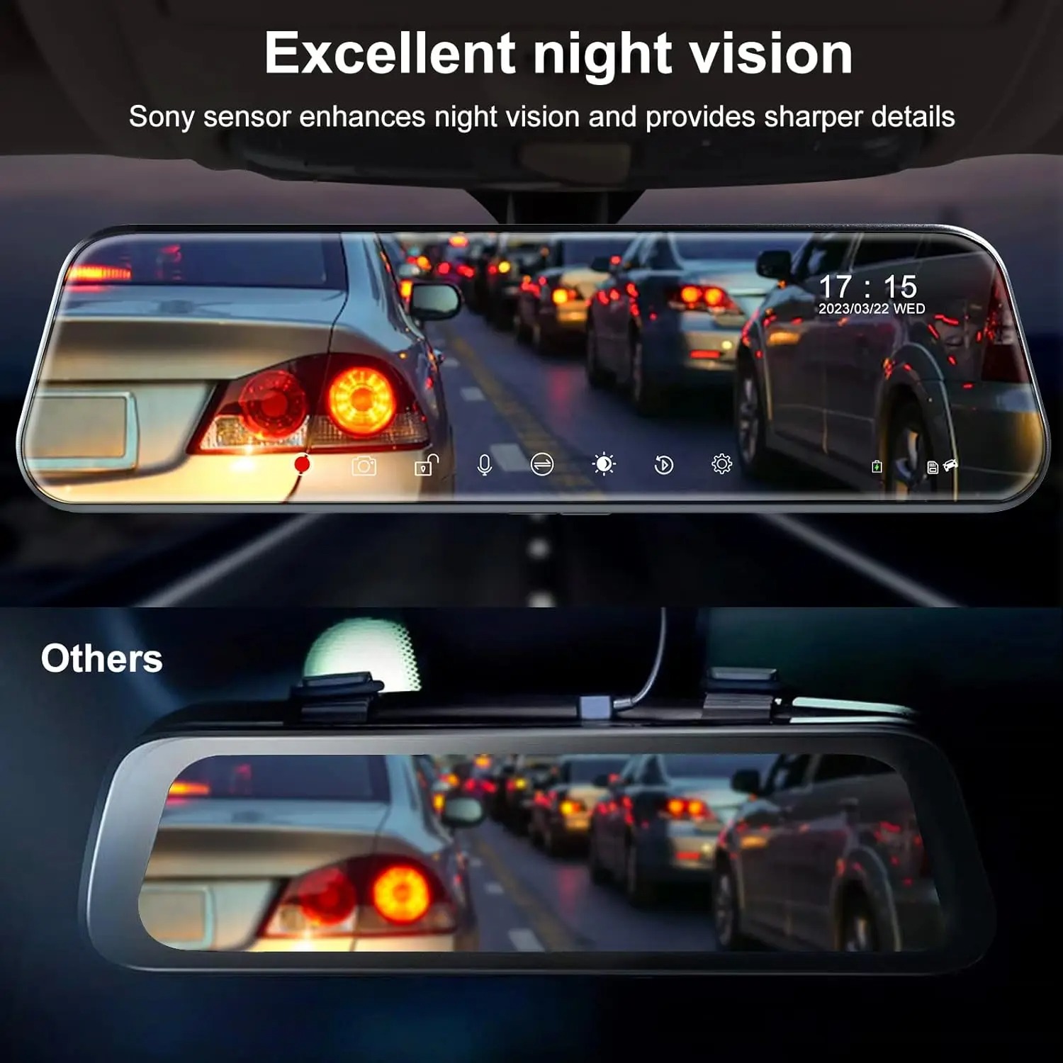 4K10'' dokunmatik ekran dikiz  - Dash Cam Front And Rear 4K incelemesi ve fiyatı