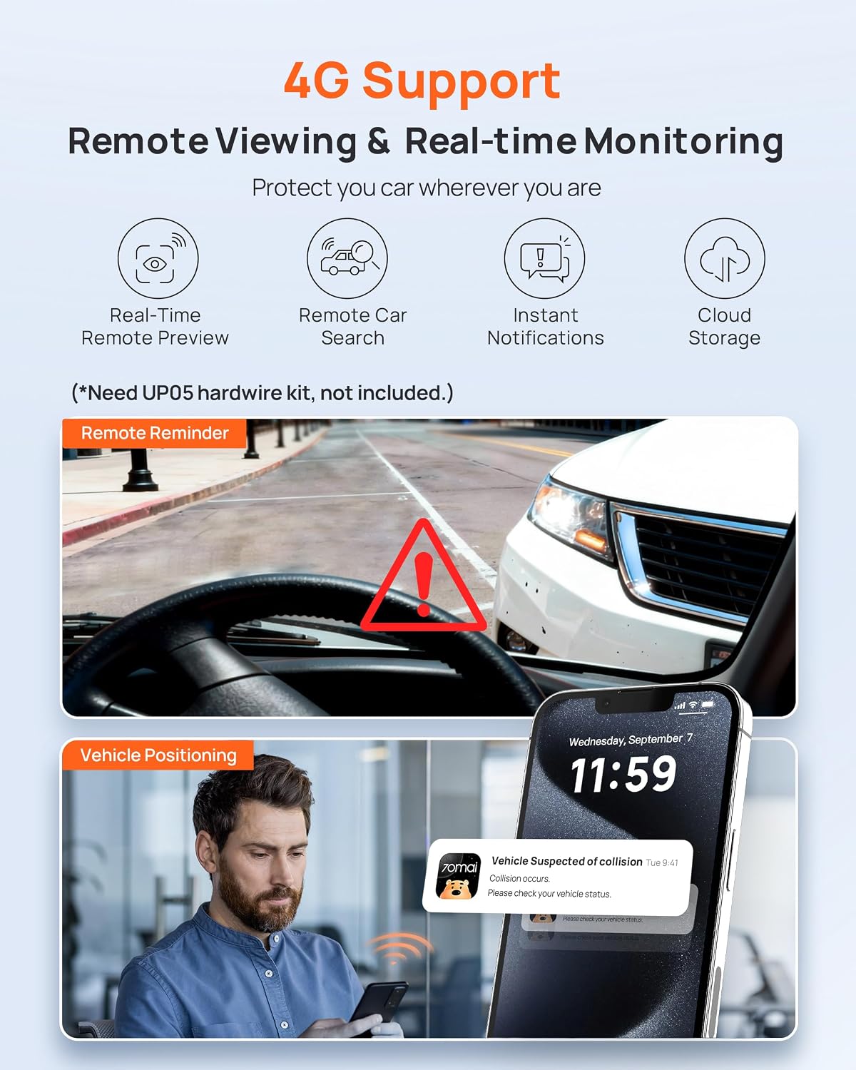 Çift Kameralı Araç İçi Kamera  - Dual Dash Cam With Gps Wifi incelemesi ve fiyatı