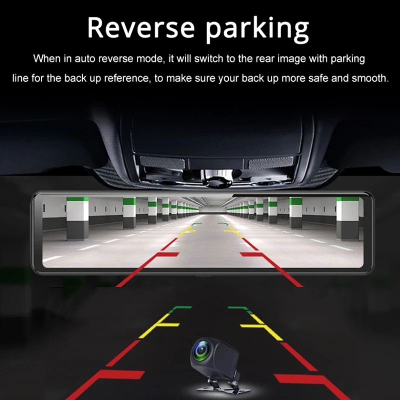 12 İnç Dokunmatik Ekran Çift K - Dual Dash Cam With Gps Wifi incelemesi ve fiyatı