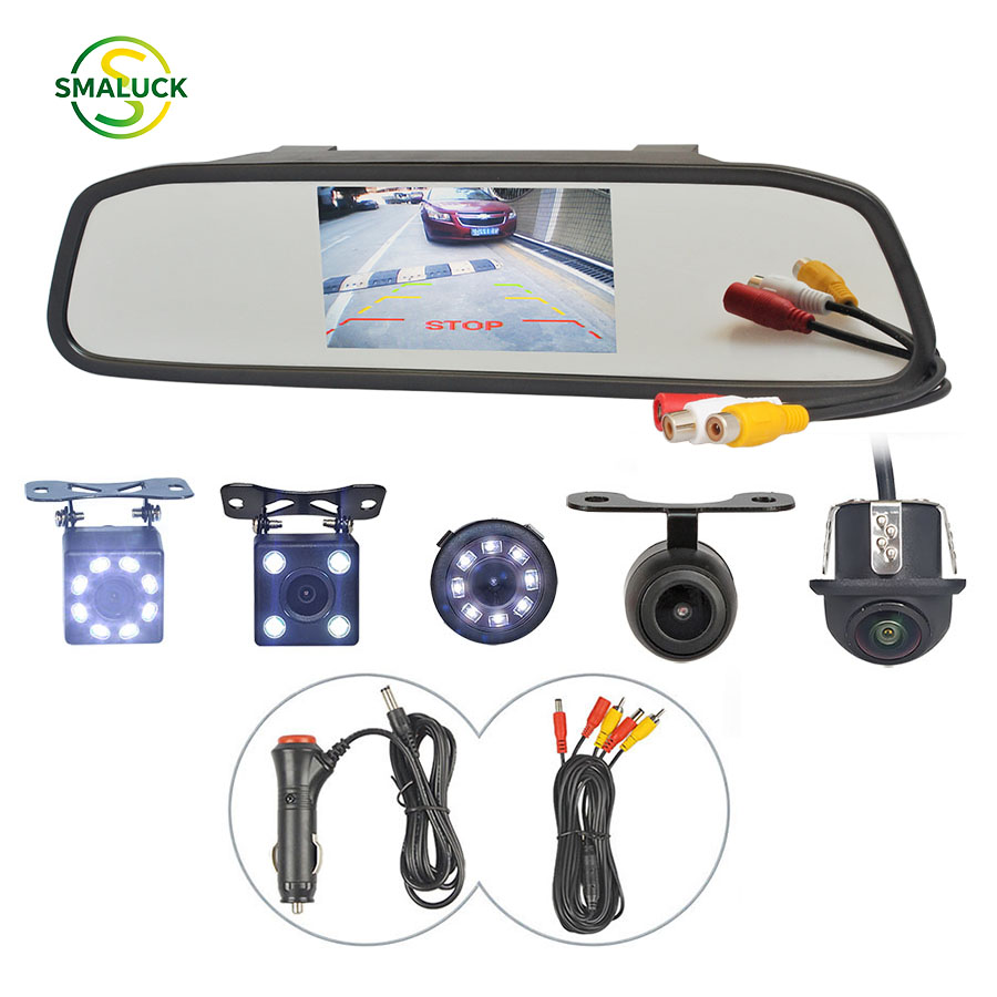 SMALUCK 4.3 inç TFT LCD Ekran  - Dash Cam Mirror Backup Camera incelemesi ve fiyatı