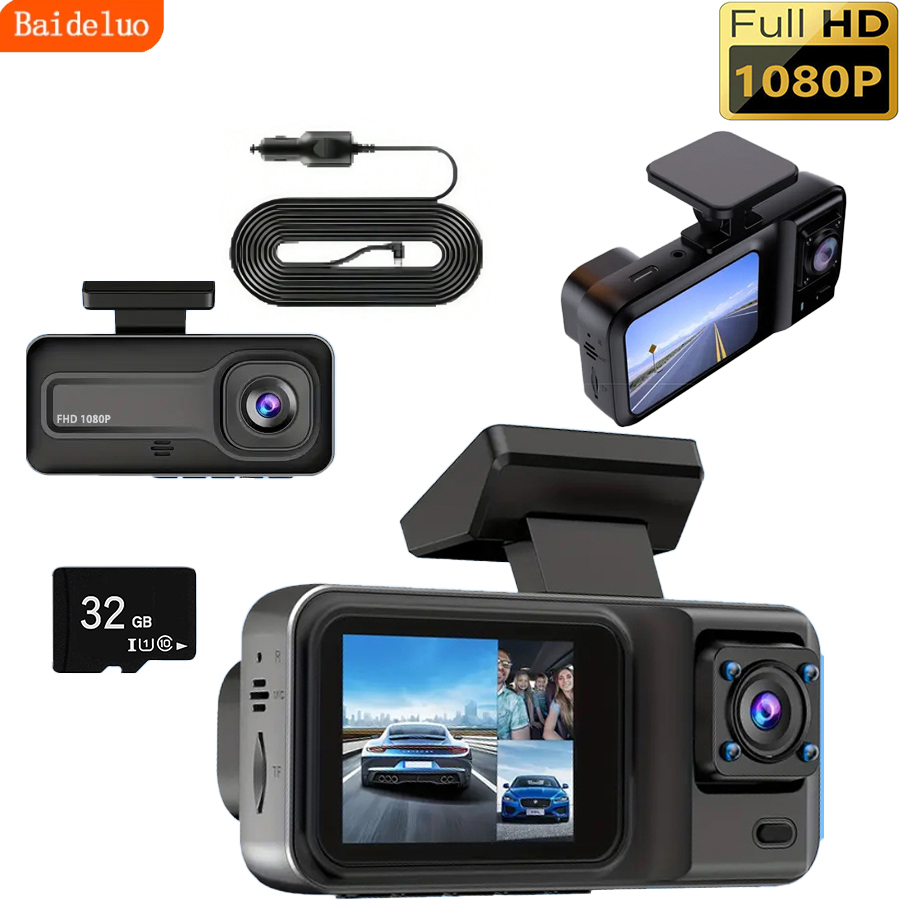 Arabalar için 3 Kanallı Araç K - Dash Cam 3 Channel 1080P incelemesi ve fiyatı