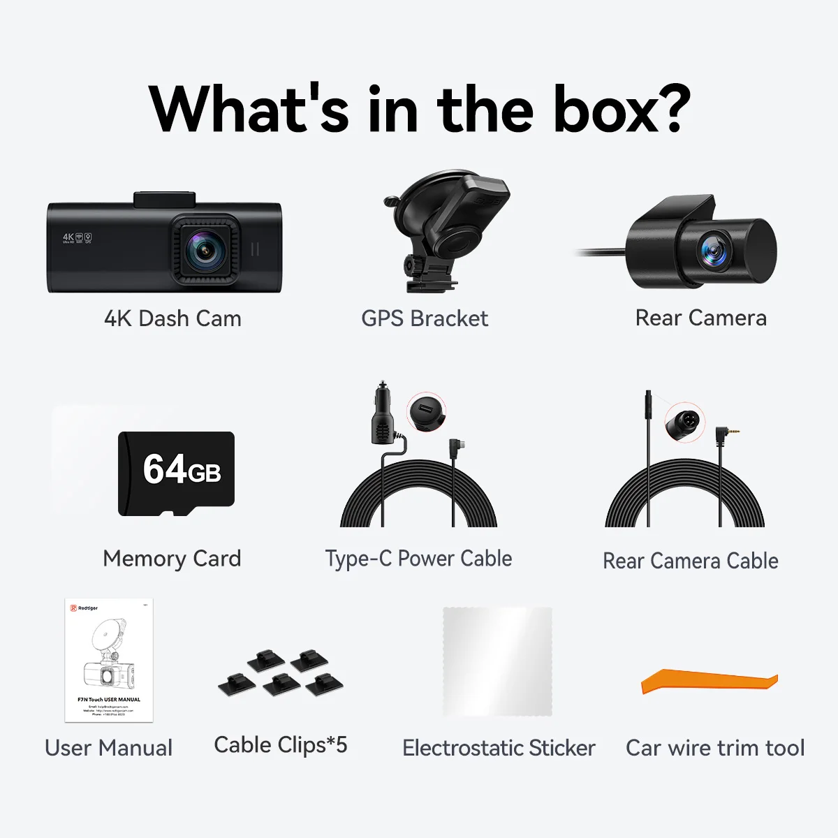 Bayi F7N-Touch Araç Video Kayd - Dual Dash Cam With Gps Wifi incelemesi ve fiyatı