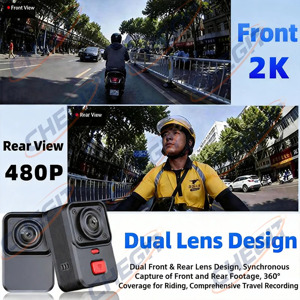 2K Çift Lensli HD Motosiklet S - Dash Cam 2K Dual Lens incelemesi ve fiyatı
