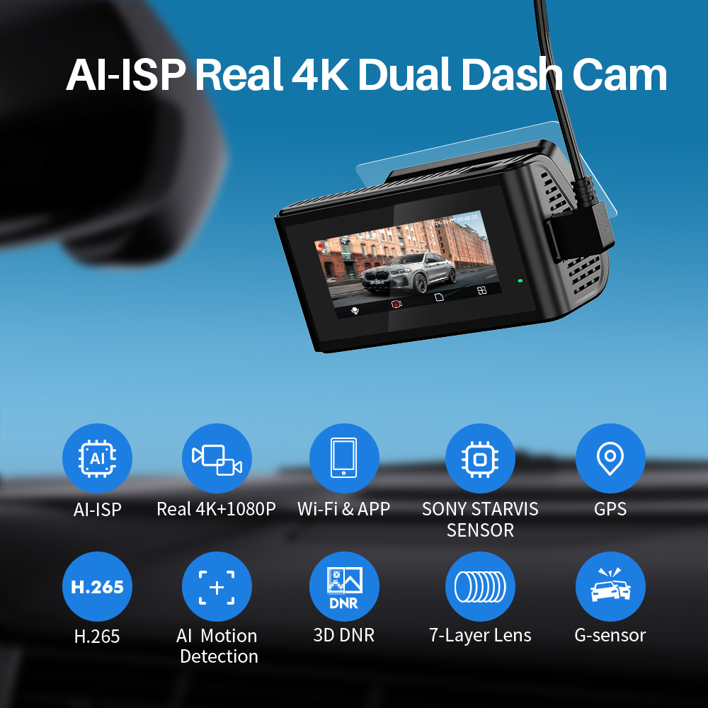 KAWA D11 4K Ön ve Arka 2 Kanal - Dash Cam 4K Sony Starvis incelemesi ve fiyatı